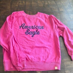 American Eagle Outfitters Pink Sweatshirt